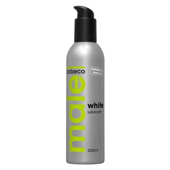 Male White Lubricant 250 ml – wodny żel nawilżający, bezpieczny z prezerwatywami, neutralny