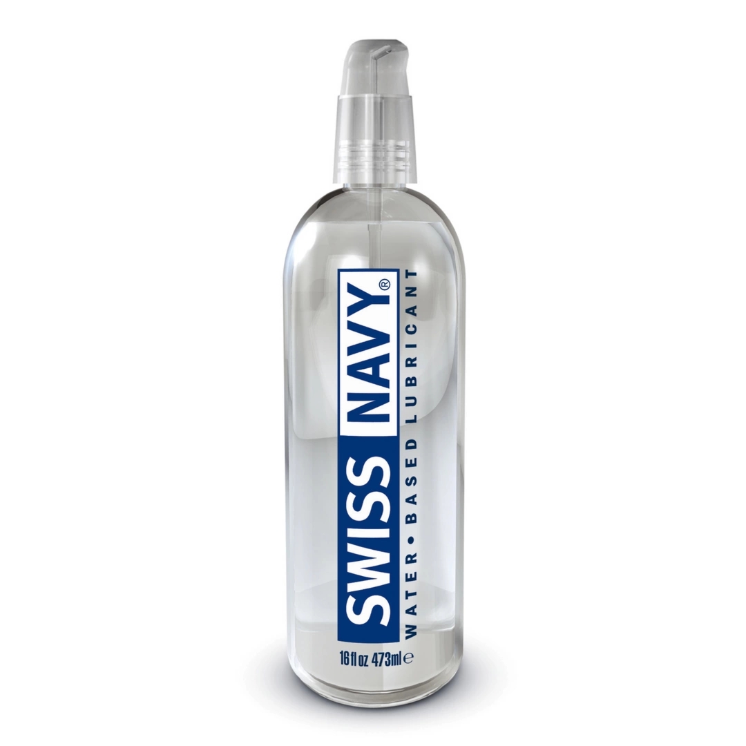 Swiss Navy Lubrykant na bazie wody 473 ml – formuła premium, duża butelka z zabezpieczeniem