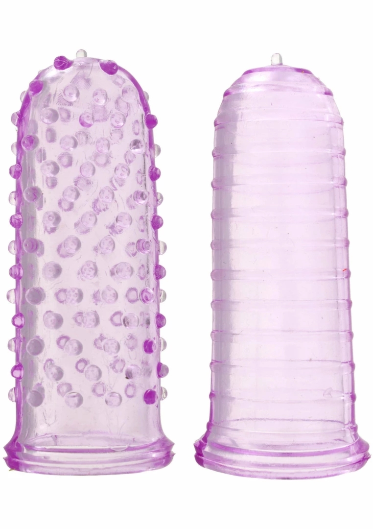 ToyJoy Sexy Finger Ticklers silikonowe nakładki na palce TPR z teksturowaną powierzchnią i elastyczną konstrukcją