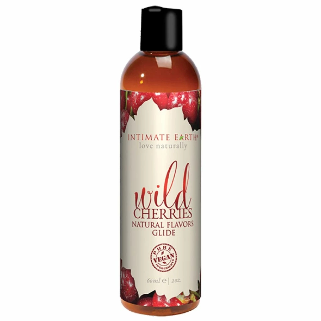 Intimate Earth Wild Cherries – lubrykant wodny czereśnia 60 ml, naturalny skład, delikatny aromat