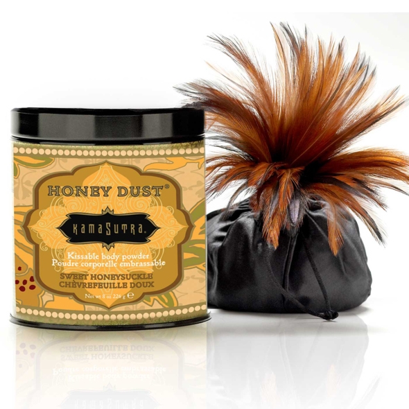 SexShop - Pyłek do ciała bez talku - Pochłania wilgoć ze skóry - Kama Sutra Honey Dust Wiciokrzew 225gram - online