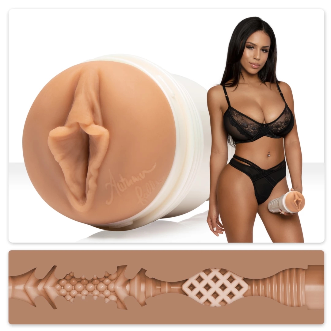 Fleshlight Girls Autumn Falls Cream – maszyna intymna SuperSkin z systemem Cream