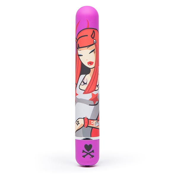 Sexshop - Tokidoki Classic Vibrator  Purple Devil Woman - Ozdobiony wibrator klasyczny - online
