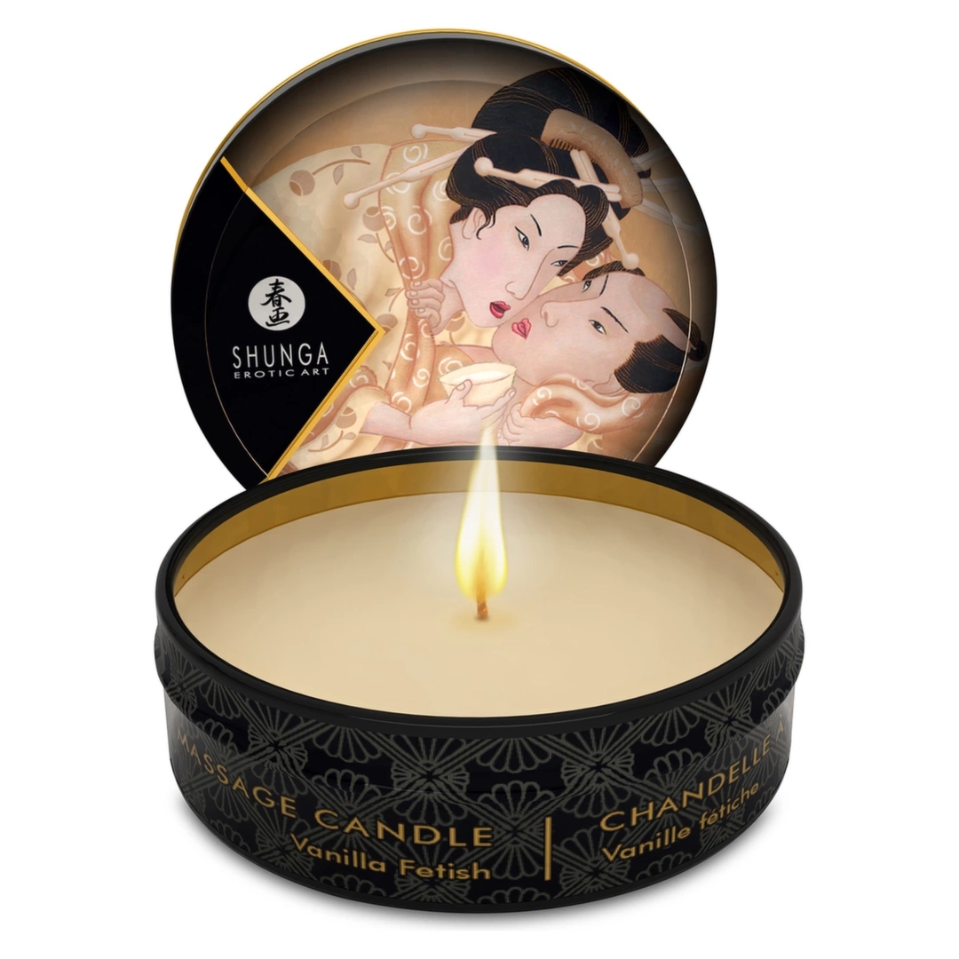 Shunga Desire Świeca do masażu waniliowa 30 ml – naturalny olejek sojowy do pielęgnacji