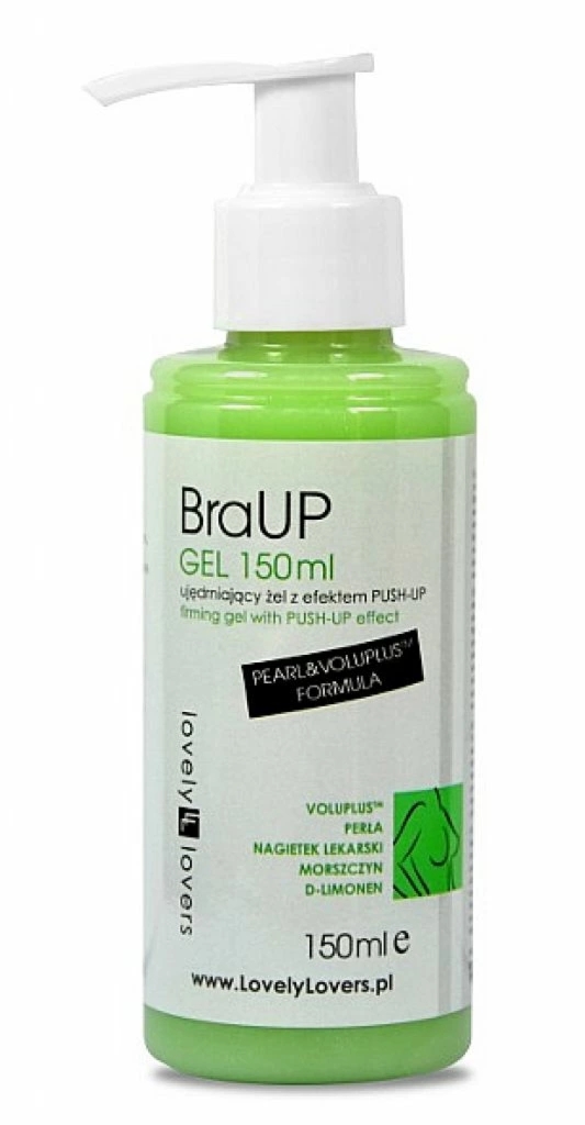 Lovely Lovers BraUP Gel 150ml żel modelujący biust z perłą i formułą VOLUPLUS™