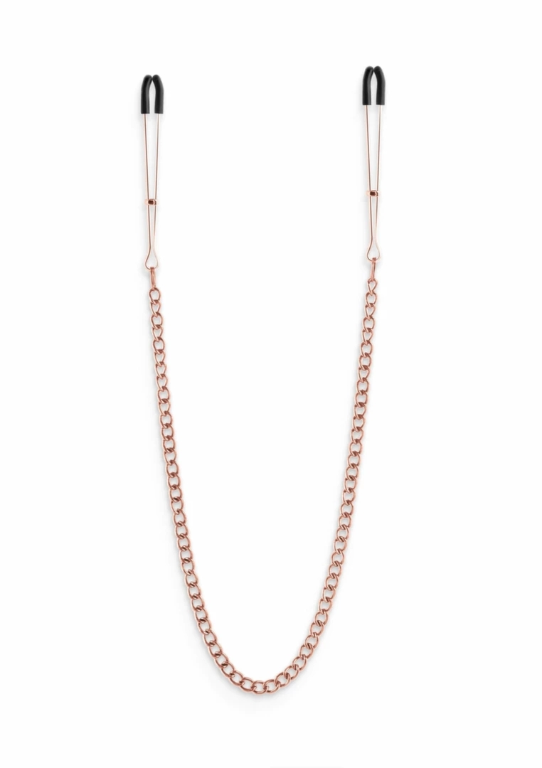 NS Novelties Nipple Clamps DC3 regulowane klamry metalowe z silikonowymi końcówkami