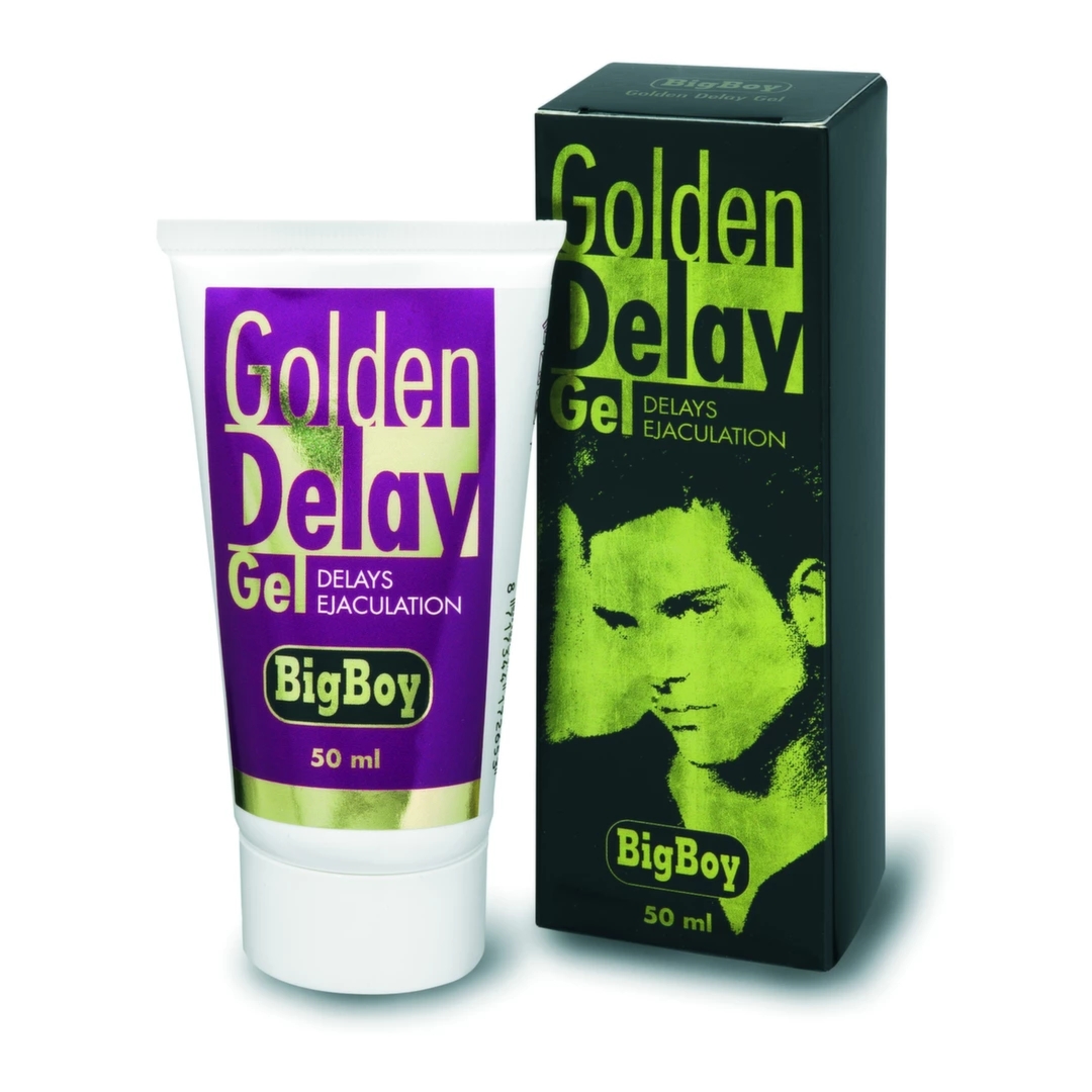 Big Boy Golden Delay Gel 50 ml – żel intymny opóźniający, szybkie wchłanianie, delikatna formuła