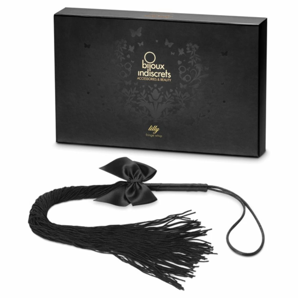 Bijoux Indiscrets Lilly Whip elegancki lekki pejcz z ergonomicznym uchwytem, 38 cm
