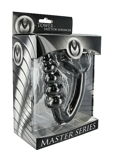 Wieża analna z pierścieniem na penisa i jądra - Tower - AC579