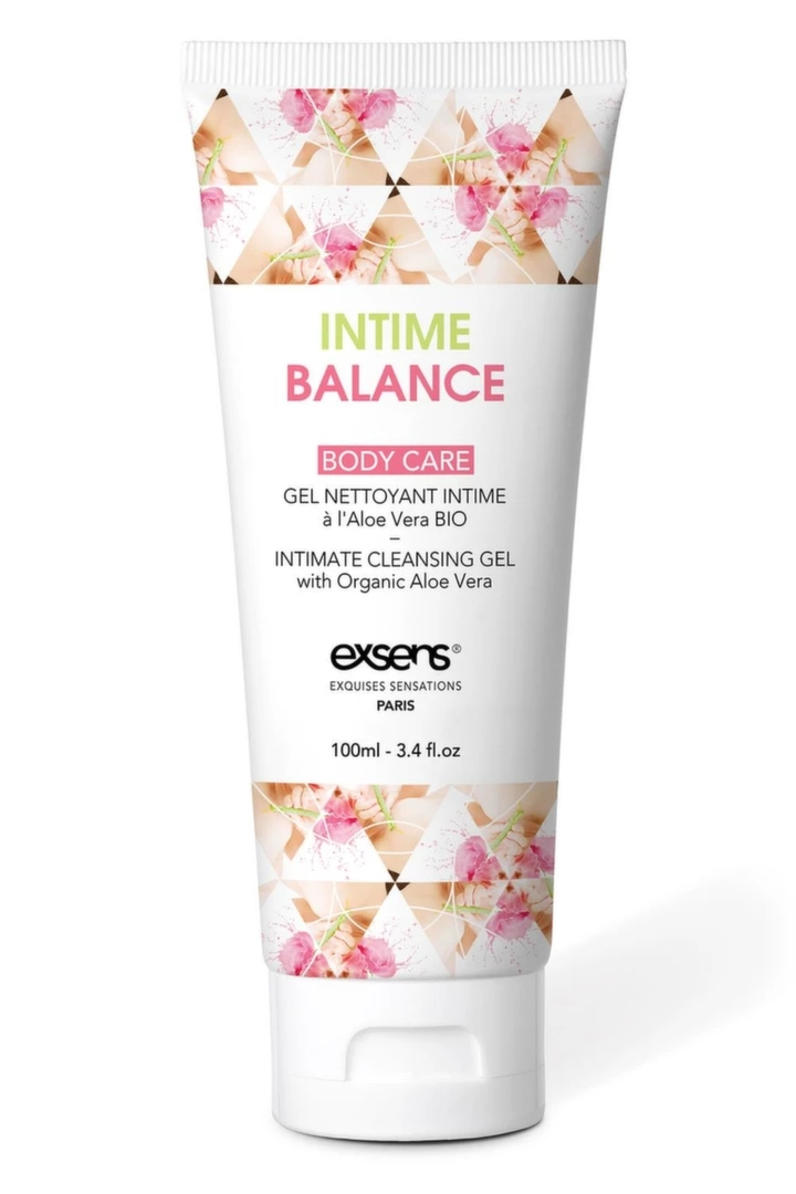 EXSENS Cleaning Gel Intime Balance 100ml – żel do higieny intymnej z aloesem, naturalny