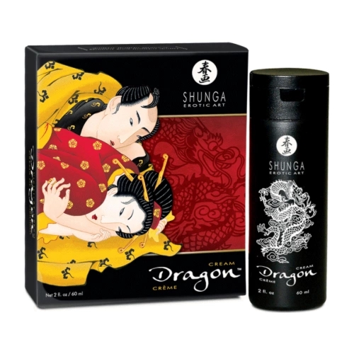 Shunga Dragon Cream Intensywny krem dla par 60 ml – system termiczny, naturalne ekstrakty