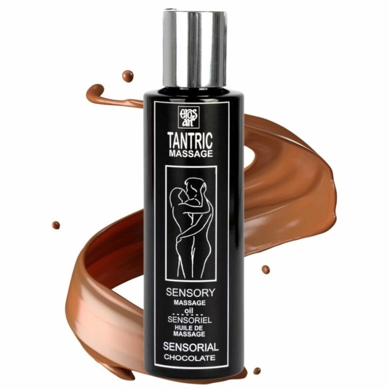 EROS-ART Tantryczny Olejek do Masażu Czekoladowy 100ml Naturalny, Roślinny Skład