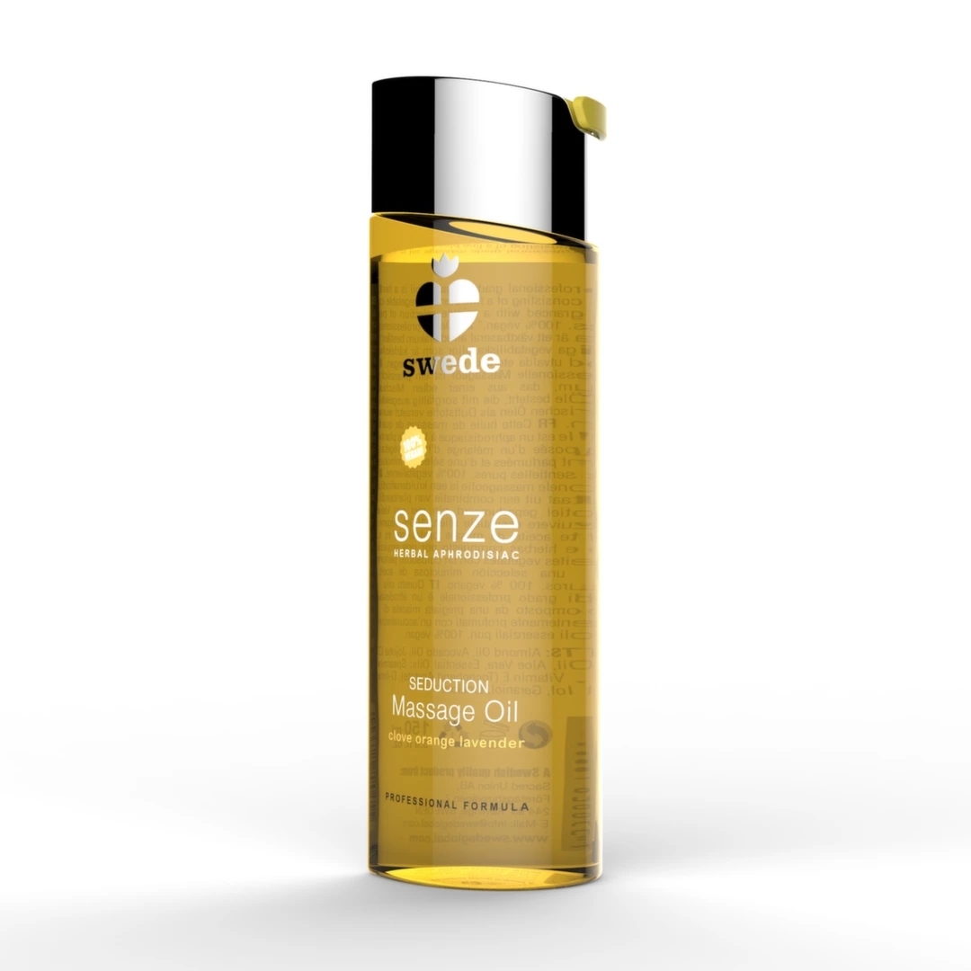Swede Senze Olejek do Masażu Goździk Pomarańcza Lawenda 75ml, wegański, naturalna kompozycja