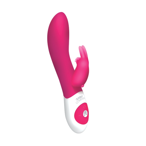 SexShop - Wibrator ze stymulatorem łechtaczki - The Rabbit Company The Classic Rabbit Różowy - online