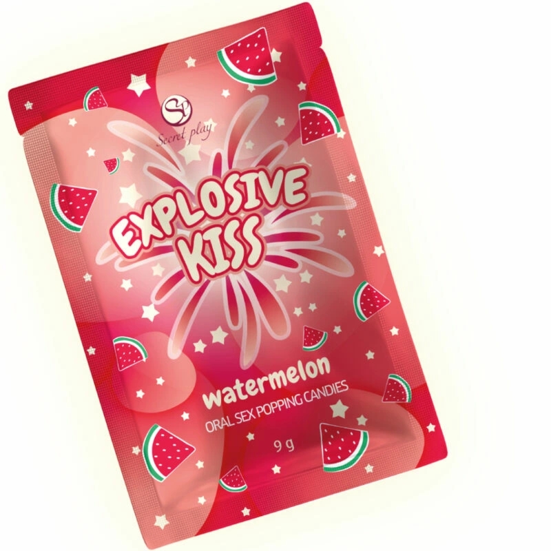 Secret Play Popping Candies arbuzowe 9g – musujące cukierki smakowe w saszetce
