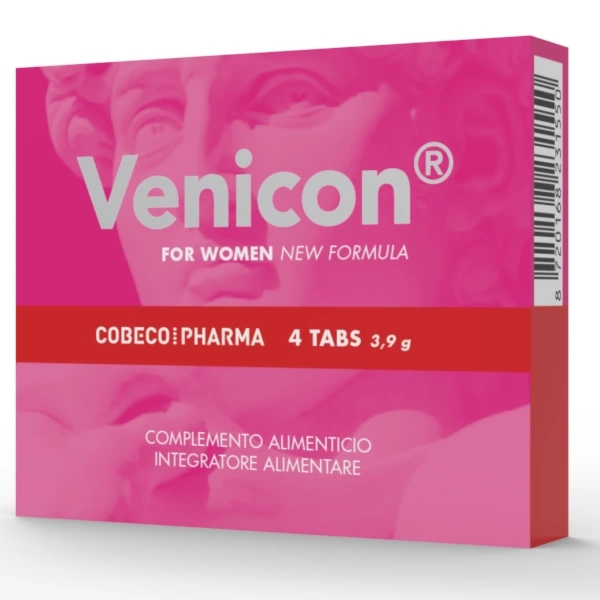 Cobeco Venicon Women – kapsułki wspierające energię i witalność dla kobiet, 4 sztuki