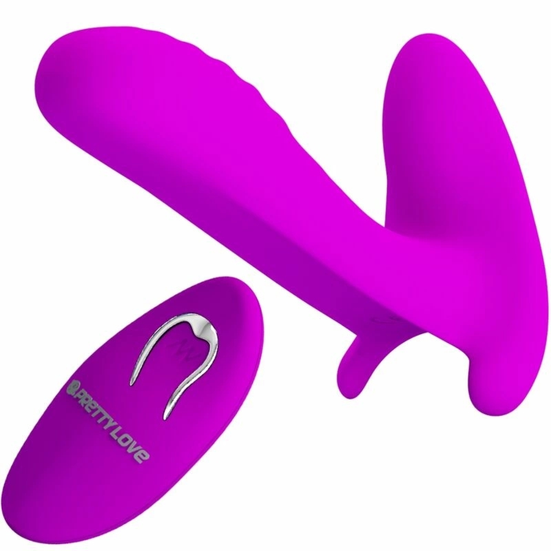Pretty Love BI-014850W – masażer wielofunkcyjny 12 trybów, fioletowy, pilot, silikon medyczny, USB