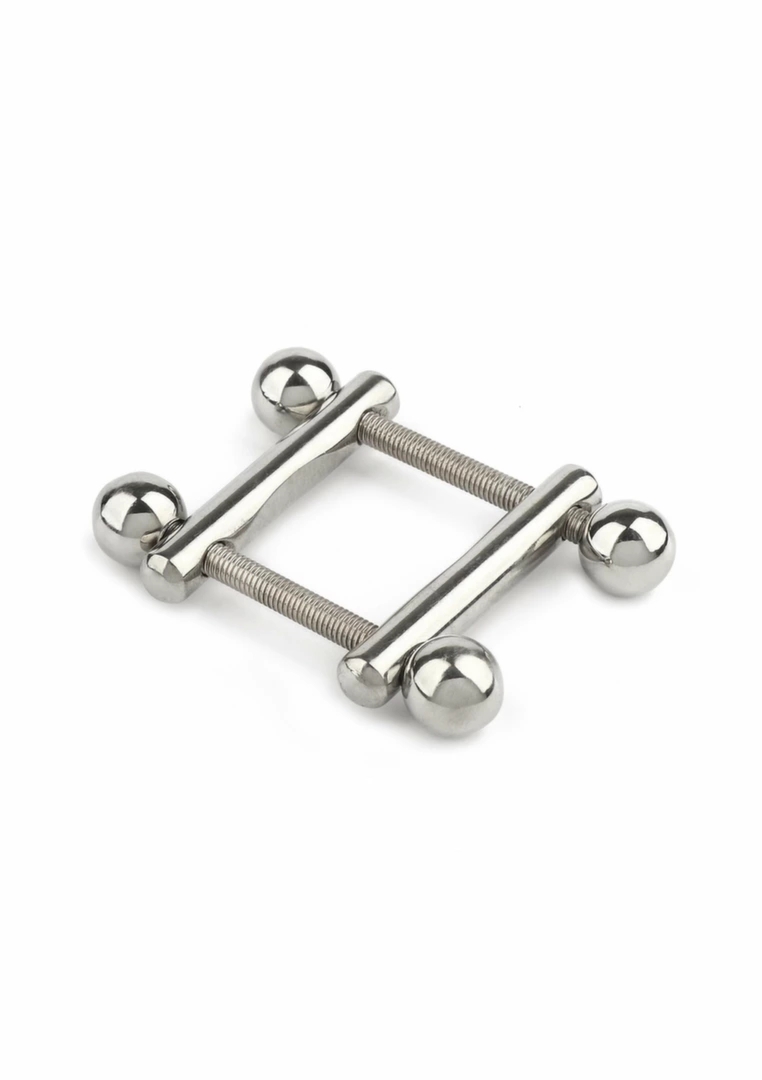 Turning Point Mr. Steel stalowe klamry z regulacją nacisku, śrubowy mechanizm, srebrne