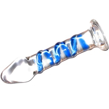 SexShop - Szklane dildo Max Passion - Glass Dildo Blue