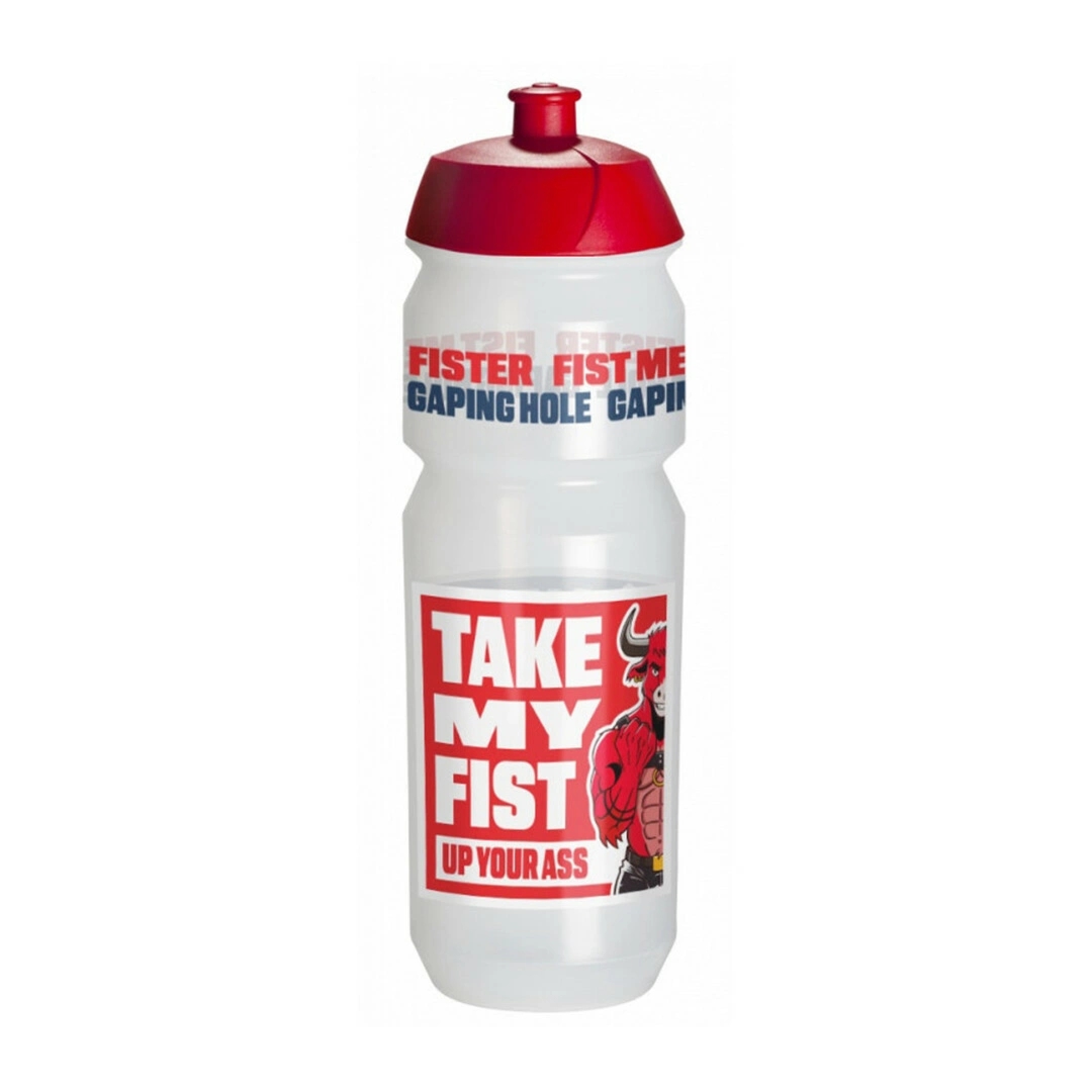 FUCK FIST Butelka do mieszania lubrykantu 750 ml – przezroczysta, ergonomiczna