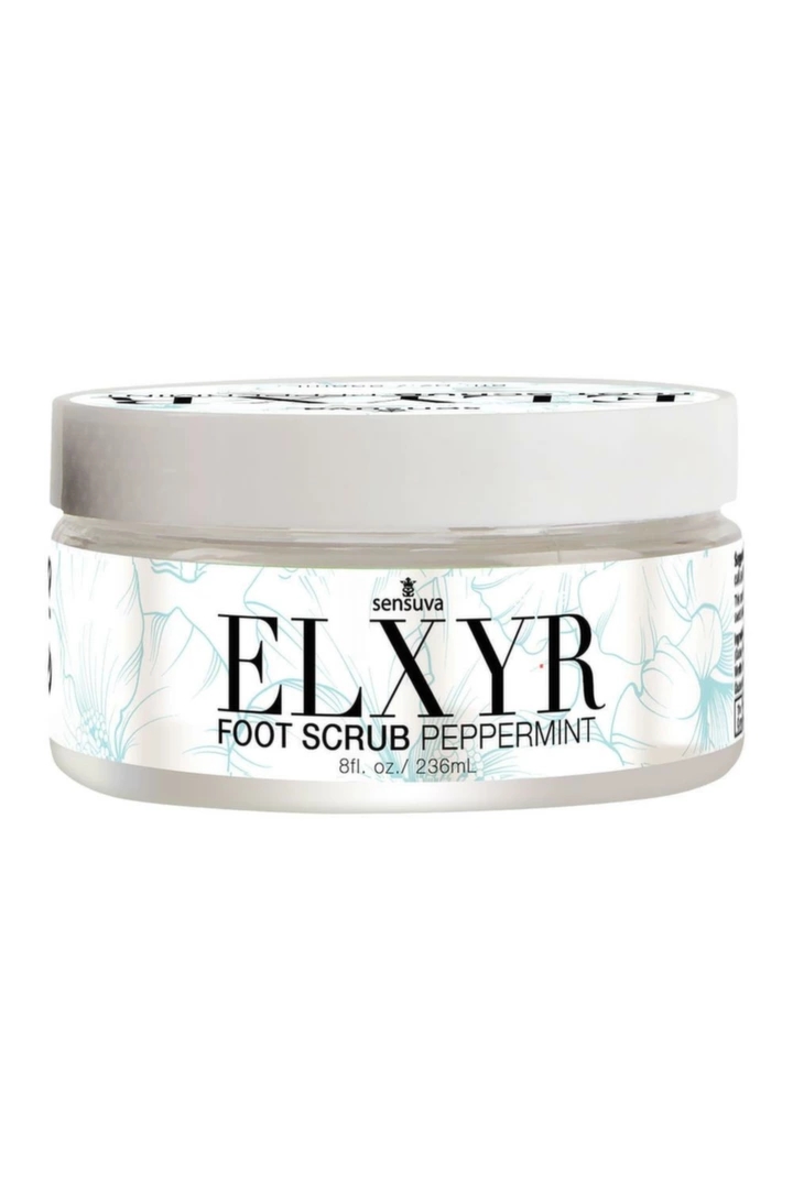 Sensuva Foot Scrub Peppermint 236ml – odświeżający peeling do stóp z olejami roślinnymi