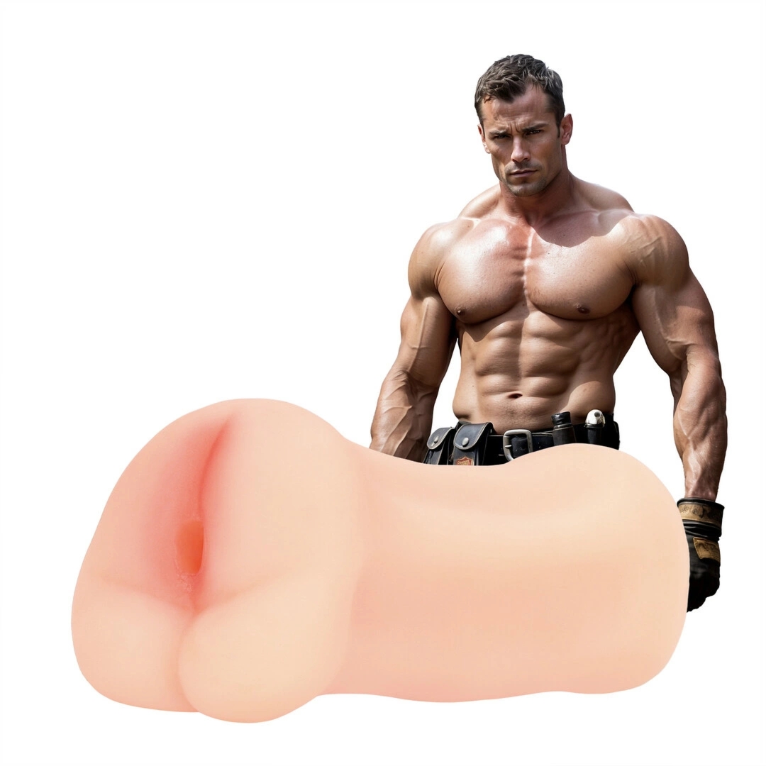 Fireman Anal Sleeve Flesh – anatomiczna maszyna intymna TPR, wodoodporna, kompaktowa