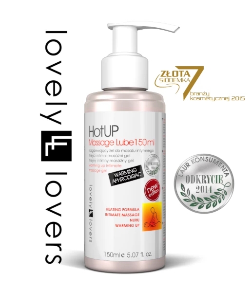 Lovely Lovers HotUP Żel rozgrzewający do masażu 150ml – efekt ciepła, afrodyzjak, pielęgnacja
