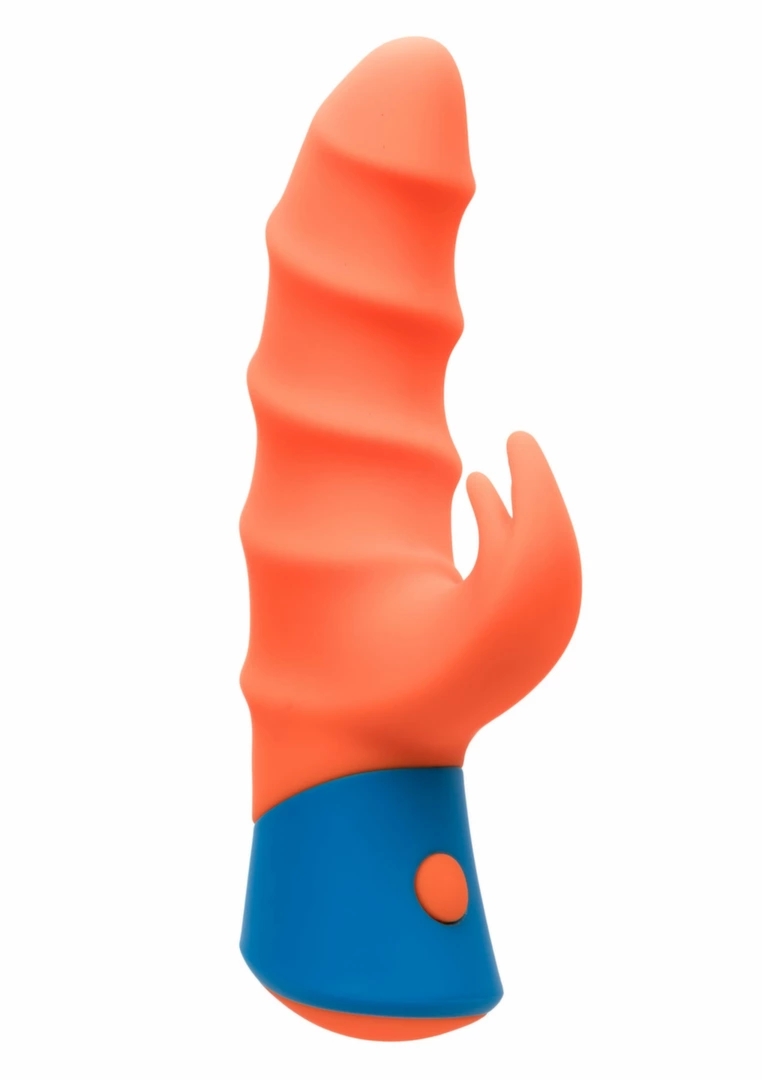 Tickler Vibrator silikonowy model spiralny z 10 trybami i pamięcią ustawień, wodoodporny