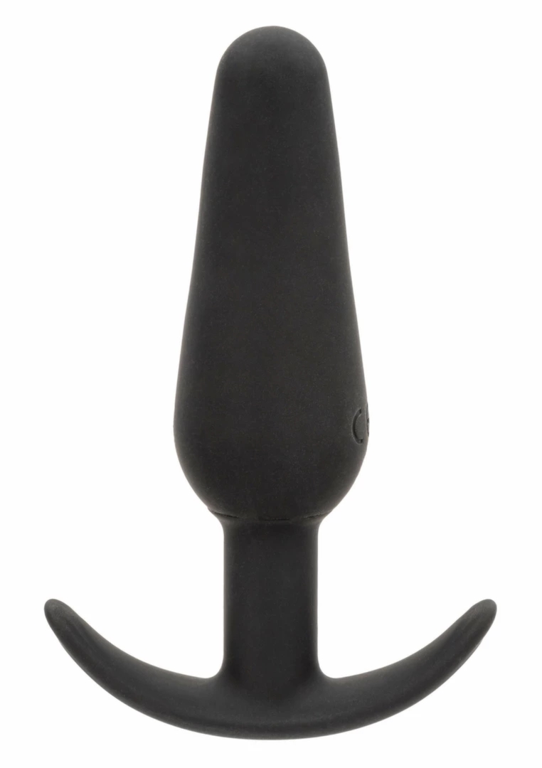 CalExotics Boundless Vibrating Slim Plug silikonowy, wibrujący, czarny, 10 trybów, IPX7