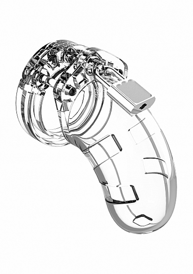 KLATKA EREKCYJNA Model 13 - Chastity - 2.5" - Model 13 - Chastity - 2.5" - Cock Cage - Transparent