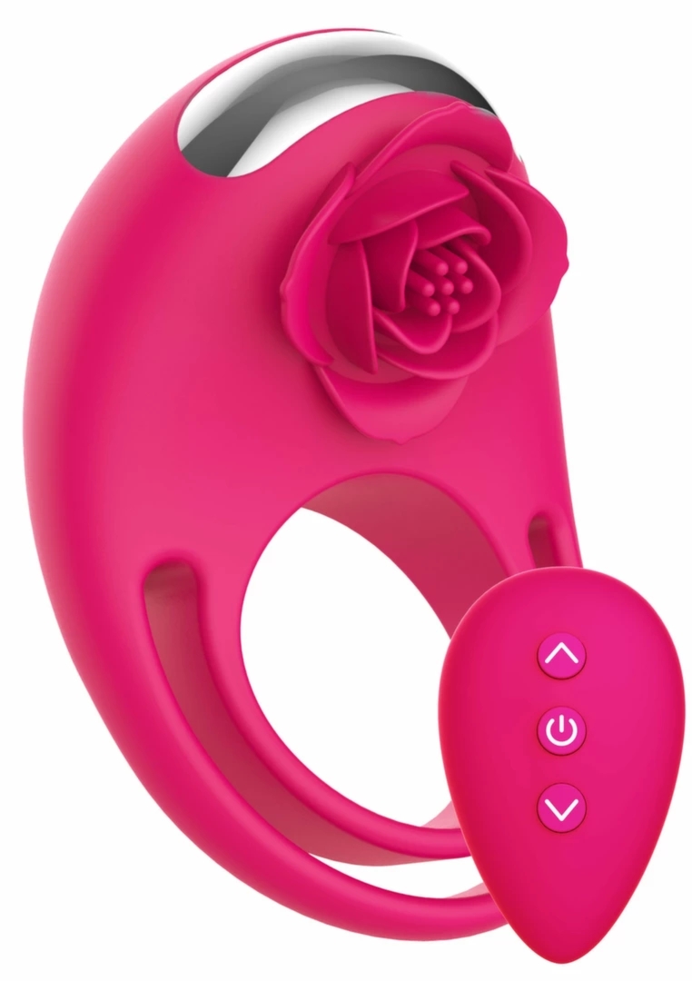 ToyJoy Put a Ring On It C-Ring Remote silikonowy pierścień wibracyjny z pilotem, USB, IPX6