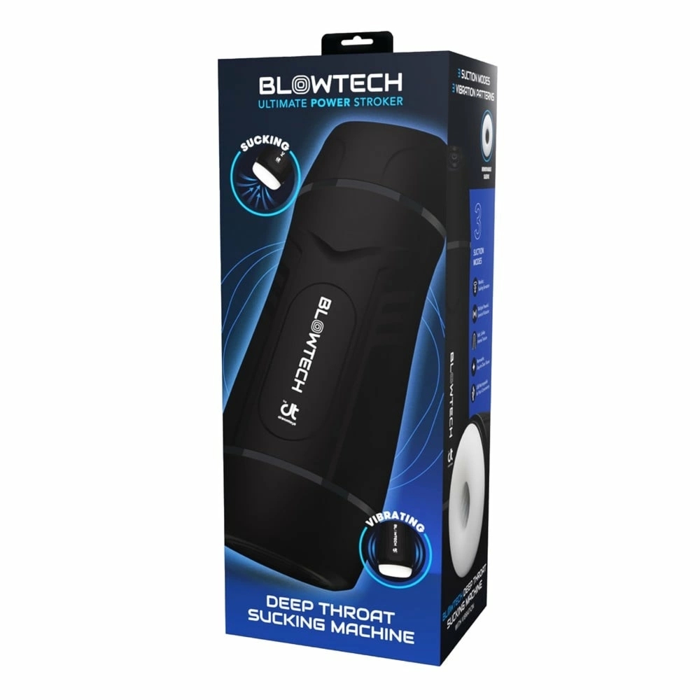 BLOWTECH Deep Throat Sucking Machine – automatyczna maszyna intymna, 3 poziomy ssania, wibracje