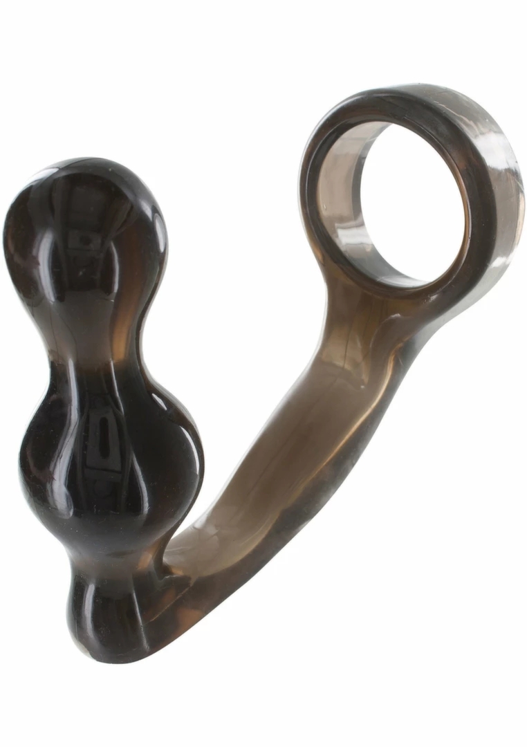 TOYJOY Power Plug & Penisring elastyczny zestaw intymny TPE, wodoodporny, czarny