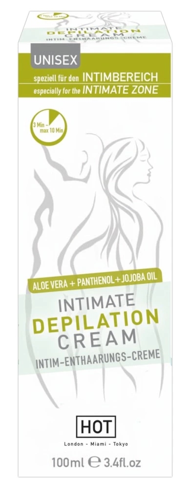 Intimate Depilation Krem do Depilacji z aloesem i pantenolem 100ml, łopatka, pielęgnacja skóry