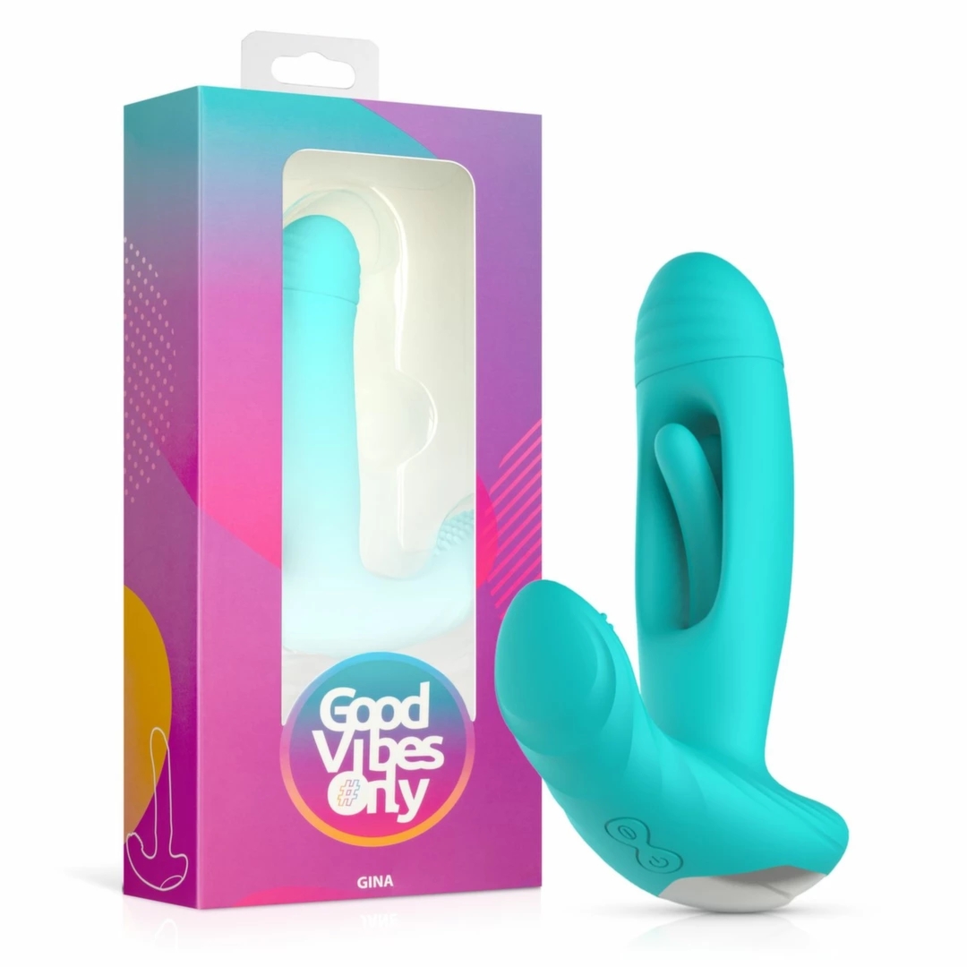 Good Vibes Only Gina – maszyna intymna z ruchomą końcówką i podwójnym systemem stymulacji