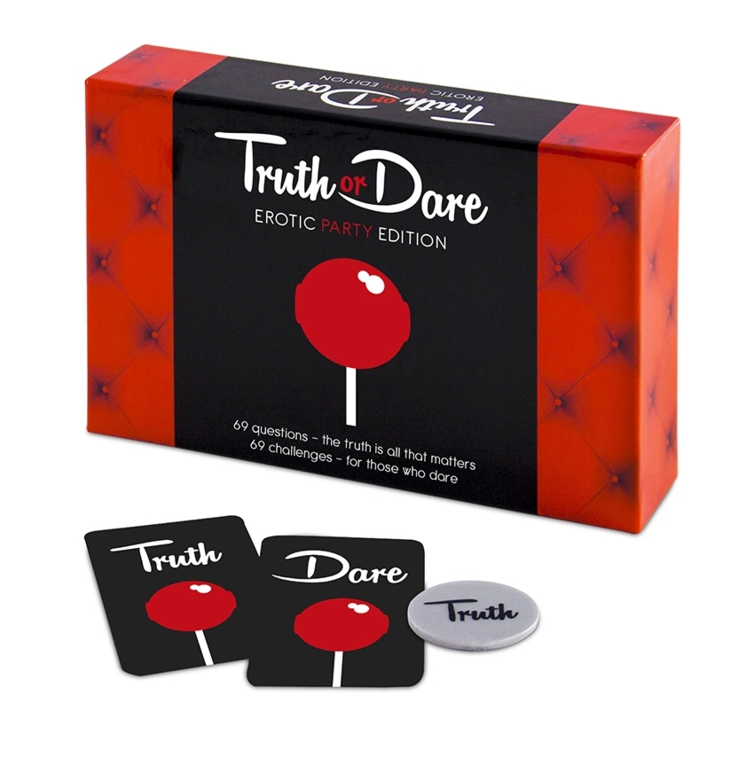 Tease & Please Truth or Dare Party Edition – gra imprezowa, 138 kart, wersja angielska