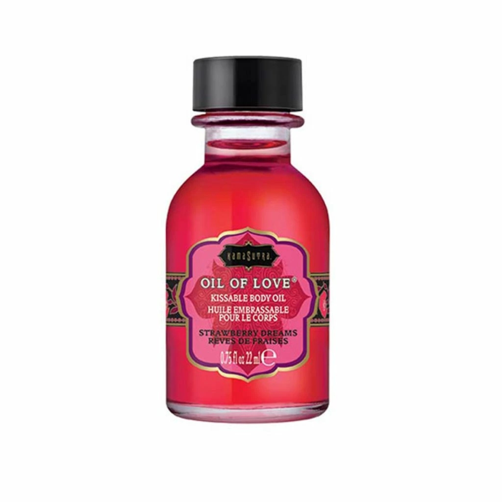 Kama Sutra Oil of Love Strawberry Dreams 22 ml podgrzewający olejek zapachowy truskawkowy
