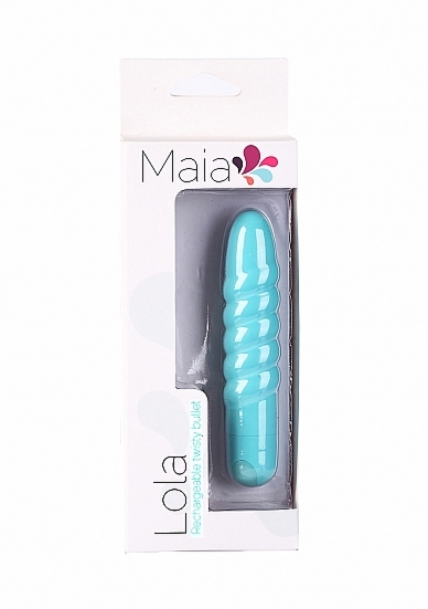 Lola - morski, 10-funkcyjny mini wibrator MA331-B6 - Lola - Teal
