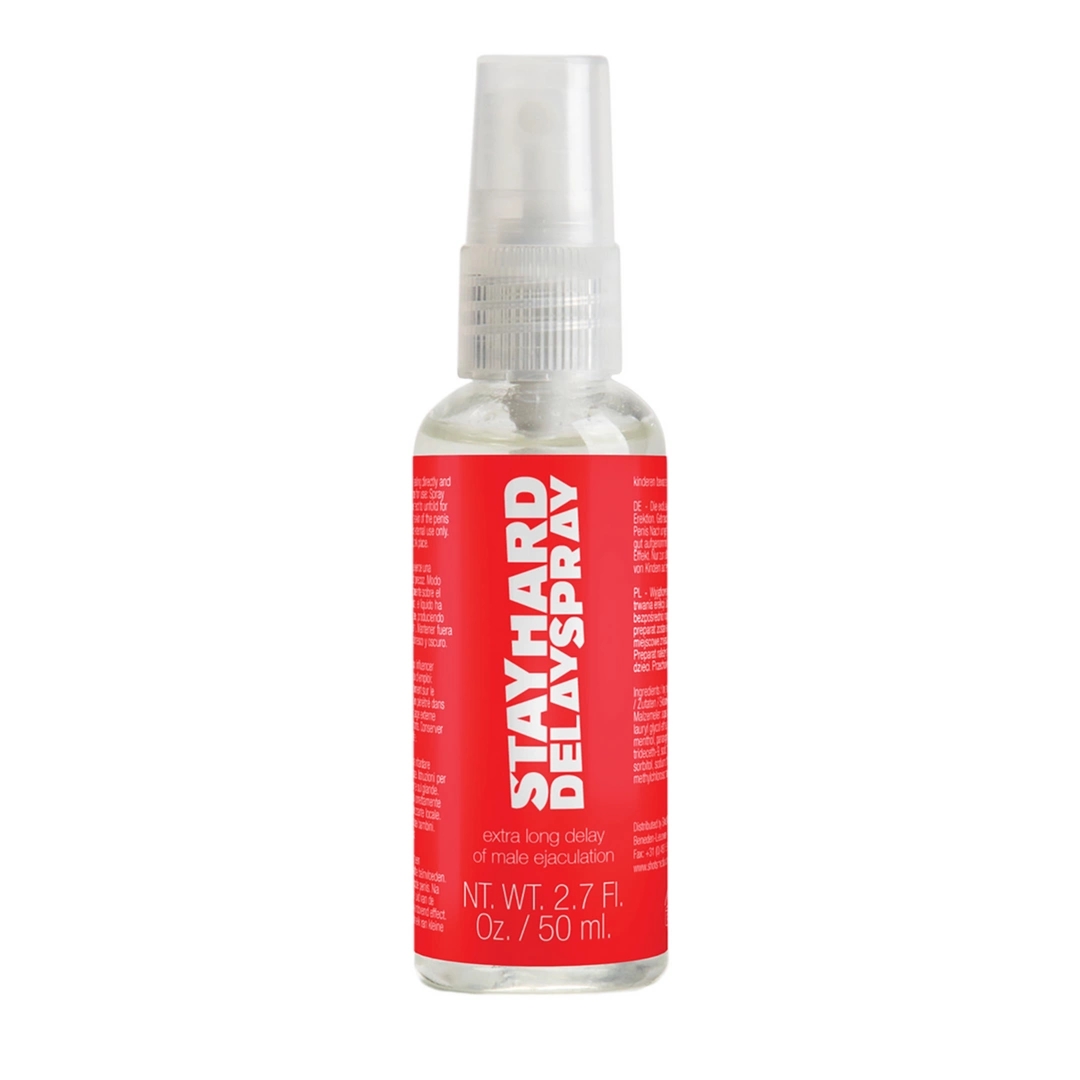 Pharmquests Stay Hard Spray 50 ml, wydłużający aktywność, zewnętrzny aplikator