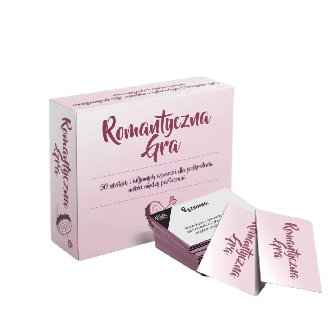 Romantyczna Gra Dla Par – 50 kart czynności na zbliżenie i budowanie bliskości