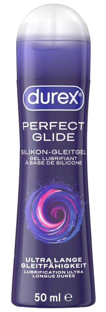 Durex Perfect Glide żel silikonowy 50ml – wydłużone nawilżenie, kompatybilny z prezerwatywami