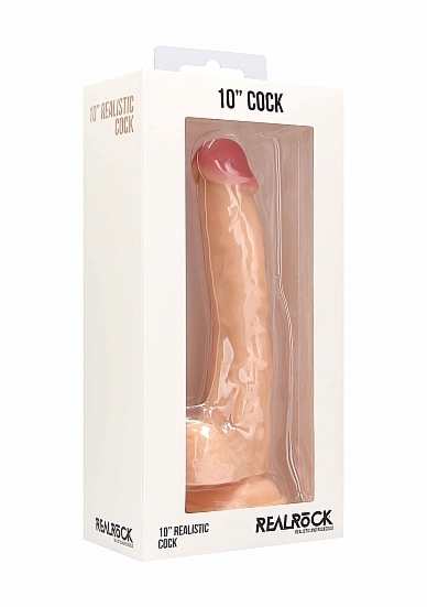 Realrock Realistyczne dildo z jądrami 10
