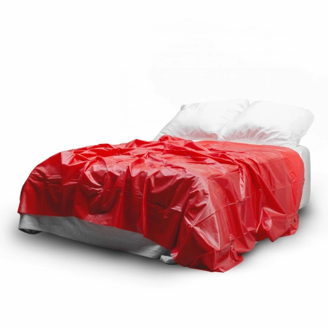 EasyToys Pokrycie Winylowe Czerwone 230x160 cm – wodoodporna ochrona powierzchni