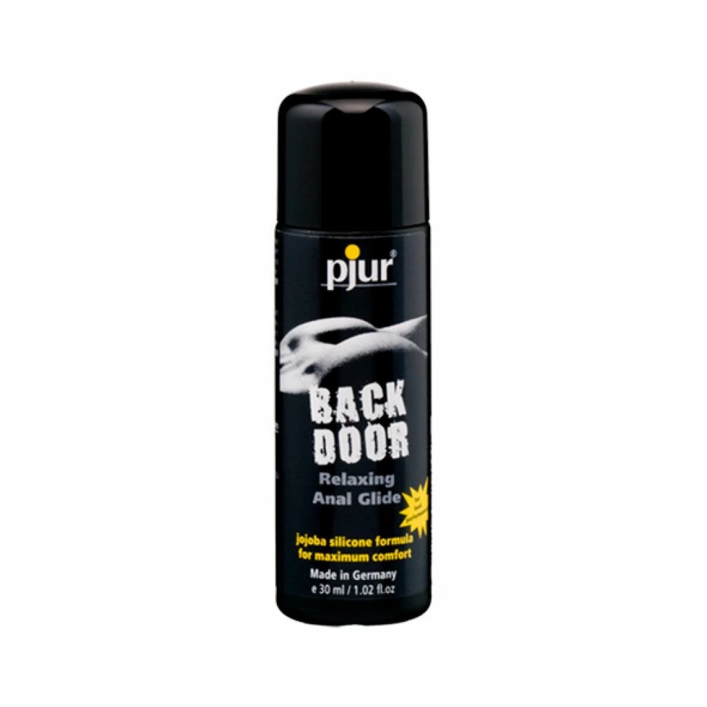 Pjur Back Door Relaxing Glide 30 ml – silikonowy żel z olejkiem jojoba, certyfikowany