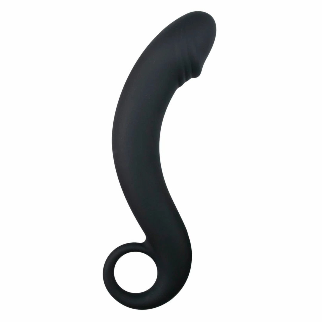 EasyToys Czarny Model Prostatyczny z Silikonu – anatomiczny kształt i ergonomiczny uchwyt