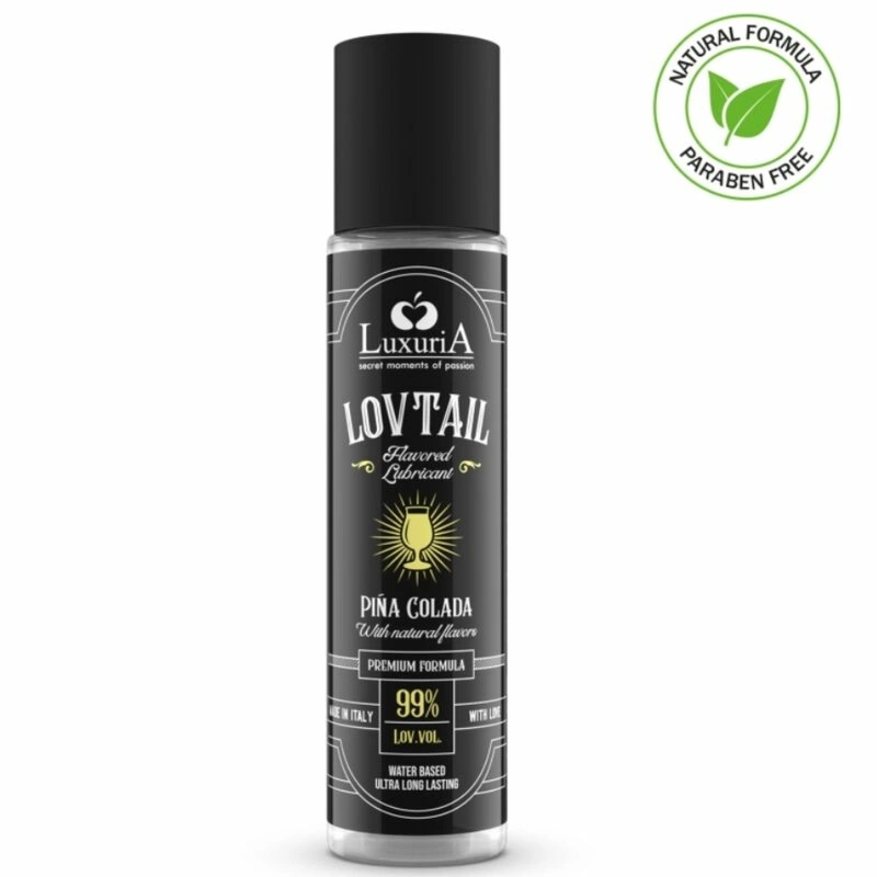 Intimateline Luxuria Lovtail lubrykant wodny Pina Colada 60 ml, bez parabenów
