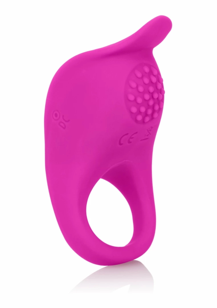 CalExotics Silicone Rechargeable Teasing Enhancer pierścień wibrujący USB, 7 trybów