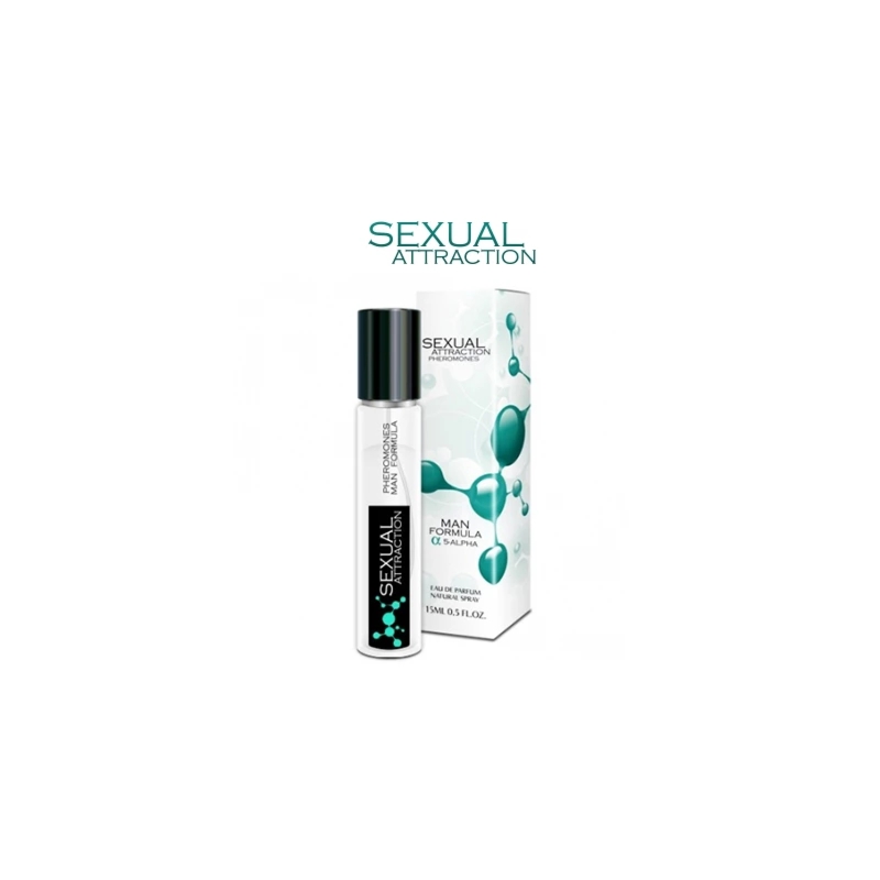 SHS Sexual Attraction Men 15 ml – czteroskładnikowa kompozycja feromonowa, świeży zapach