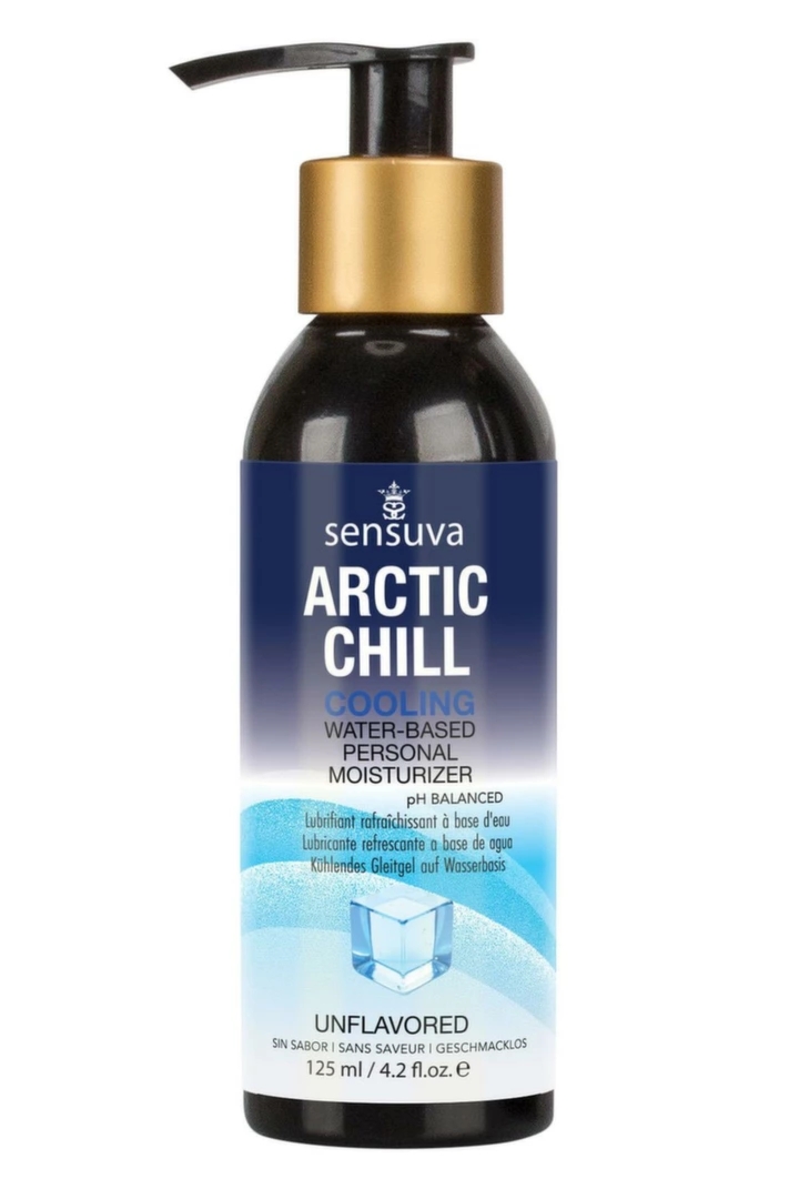 Sensuva Arctic Chill Cooling Żel Nawilżający 125ml – efekt chłodzenia, wodna formuła