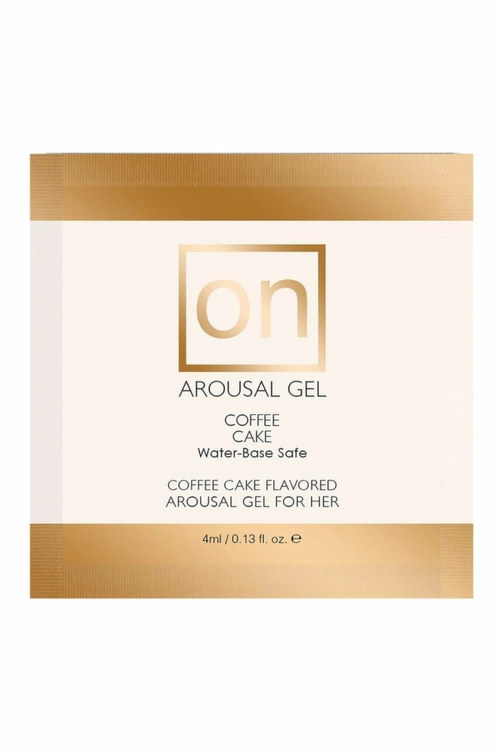 Sensuva ON Coffee Cake Arousal Gel 6 ml, żel intymny wodny o zapachu ciasta kawowego